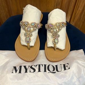 Sparkly Mystique Bora Bora Crystal Rhinestone Sandals